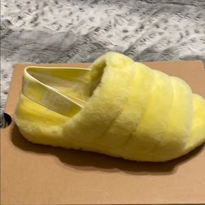 New yellow ugg slip inside
